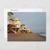 Ocean Beach View, Malibu, California Postcard Postkarte (Vorne/Hinten)