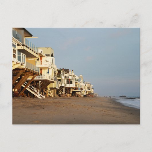 Ocean Beach View, Malibu, California Postcard Postkarte (Vorderseite)