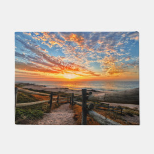 Ocean Beach View Tropical Sunset Paradies Dream Fußmatte