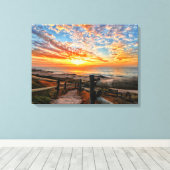 Ocean Beach View Tropical Sunset Paradise Traum Leinwanddruck (Insitu (Holzboden))