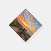 Ocean Beach View Tropical Sunset Paradise Traum Serviette (Ecke)