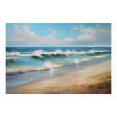 Ocean Beach Wave - Gezeitenart Poster (Vorderseite)