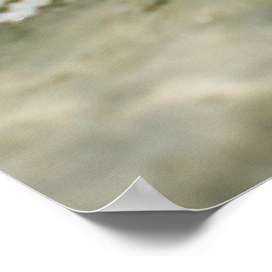 Ocean Beach Wave Küstenposter Poster (Ecke)