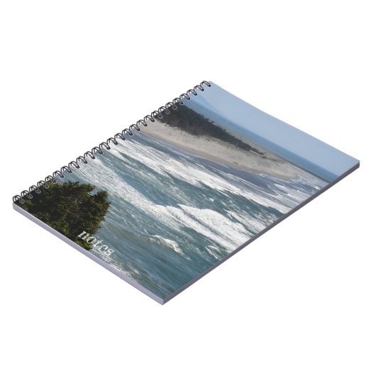 Ocean Beach Waves Küste Seascape Notizblock (Linke Seite)