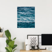 Ocean Beach Waves Nature Foto Poster (Heimbüro)