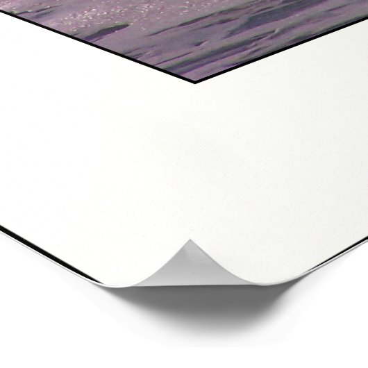 Ocean Beach Waves Print Poster (Ecke)