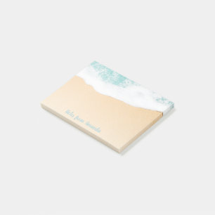 Ocean Beach Waves - Tropenname Post-it Klebezettel