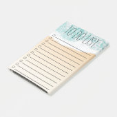 Ocean Beach Waves - Tropical List Post-it Klebezettel (angewinkelt)
