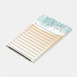 Ocean Beach Waves - Tropical List Post-it Klebezettel