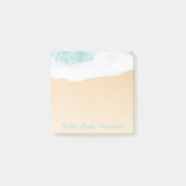 Ocean Beach Waves - Tropischer Name Post-it Klebezettel (Vorderseite)
