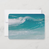 Ocean Beach Wedding UAWG Einladung (Rückseite)