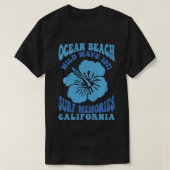 Ocean Beach Wild Wave 1971 Surf Erinnerungen Pullo T-Shirt (Design vorne)