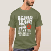 Ocean Beach Wild Wave 1971 Tee – Retro Surf Style (Vorderseite)