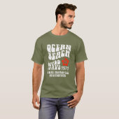 Ocean Beach Wild Wave 1971 Tee – Retro Surf Style (Vorne ganz)