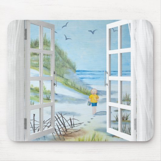 Ocean Beach Window Mousepad (Vorne)