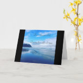 Ocean Beileid Karte (Gelbe Blume)