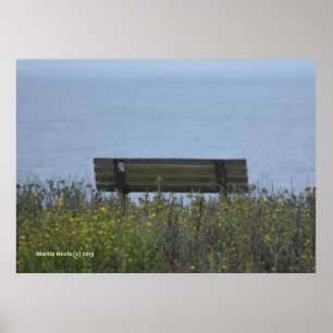 Ocean Bench Poster