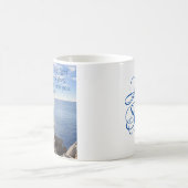Ocean Bible Verse Arte und Shine Christlich Kaffeetasse (Mittel)