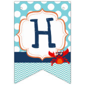 Ocean Birthday Party Banner Sea Kreaturen (Zweite Fahne)