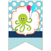 Ocean Birthday Party Banner Sea Kreaturen (Erste Fahne)