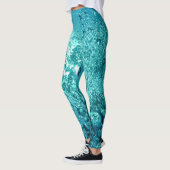 "Ocean Bliss Bubbles Leggings" Leggings (Links)