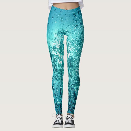 "Ocean Bliss Bubbles Leggings" Leggings (Vorderseite)