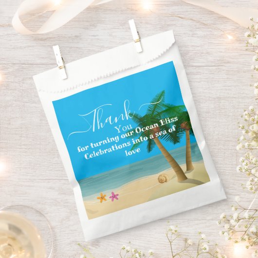Ocean Bliss Celebrations Geschenktütchen (Ausgeschnitten)