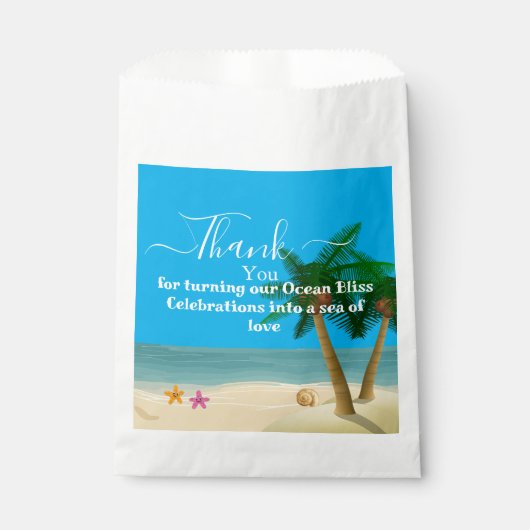 Ocean Bliss Celebrations Geschenktütchen (Vorderseite)