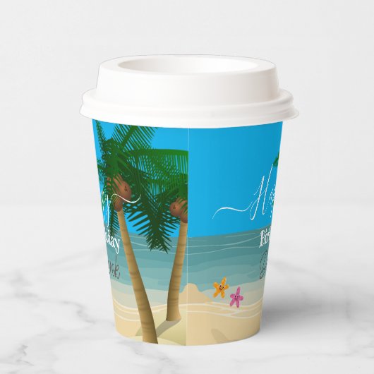 Ocean Bliss Celebrations Pappbecher (Rechts)