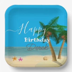 Ocean Bliss Celebrations Pappteller