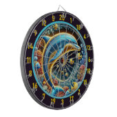 Ocean Bliss Dolphin Dartboard Design Dartscheibe (Vorderseite Links)