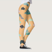 Ocean Bliss Künstlerische Leggings - Stilvolle Was (Rechts)