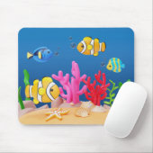 Ocean Bliss Mouse Pad Mousepad (Mit Mouse)