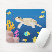 Ocean Bliss Mouse Pad Mousepad (Mit Mouse)