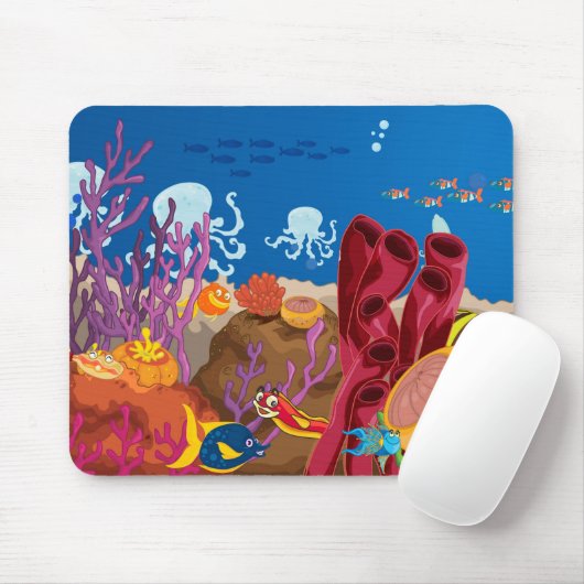Ocean Bliss Mouse Pad Mousepad (Mit Mouse)