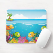 Ocean Bliss Mouse Pad Mousepad (Mit Mouse)