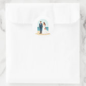 Ocean Bliss Wedding Stickers (Tasche)