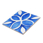 Ocean Bloom Portuguese Minimal Blue and White Fliese (Seite)