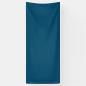Ocean Blue #00486B, Beetle Green Vinyl Banner (Vertikal)