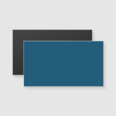 Ocean Blue #00486B, Käfer grün Magnetkarte (Vorne/Hinten)