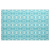 Ocean Blue Abstrakt Painted Beach Marmor Waves Stoff (Yard (91,4 cm))