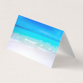 Ocean Blue Beruflich Visitenkarten (Rückseite)