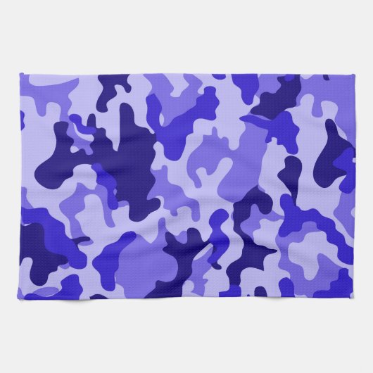 Ocean Blue Camouflage Küchentücher (Horizontal)