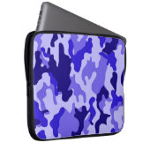 Ocean Blue Camouflage Laptop Sleeve (Vorne Rechts)