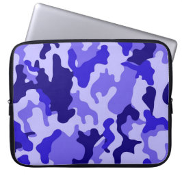 Ocean Blue Camouflage Laptop Sleeve