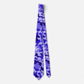 Ocean Blue Camouflage Neck Tie Krawatte (Vorderseite)