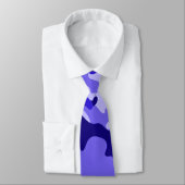 Ocean Blue Camouflage Neck Tie Krawatte (Gebunden)