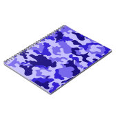 Ocean Blue Camouflage Notebook Notizblock (Linke Seite)