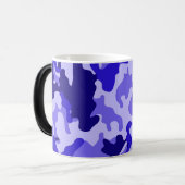 Ocean Blue Camouflage Tasse (Vorderseite Links)