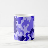 Ocean Blue Camouflage Tasse (Mittel)